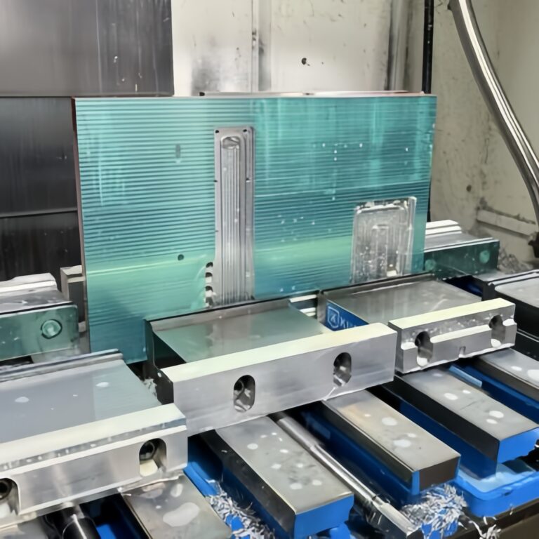 cnc vise clamps for cnc milling aluminum housing parts-1