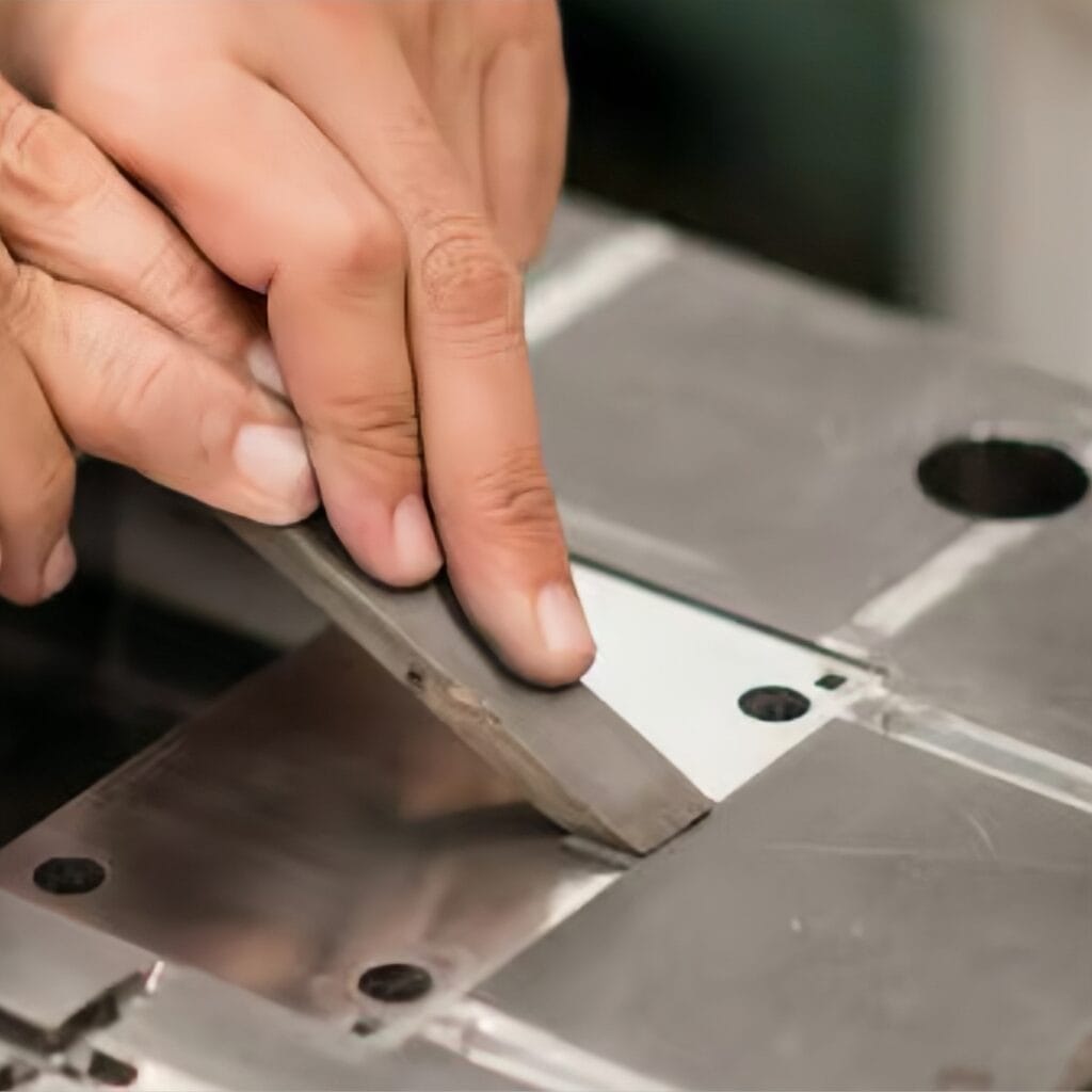 grinding-low-carbon-steel-with-both-hands