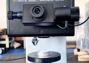 Material testing of 2024 aluminum alloy during aging heat treatment to evaluate strength and hardness performance