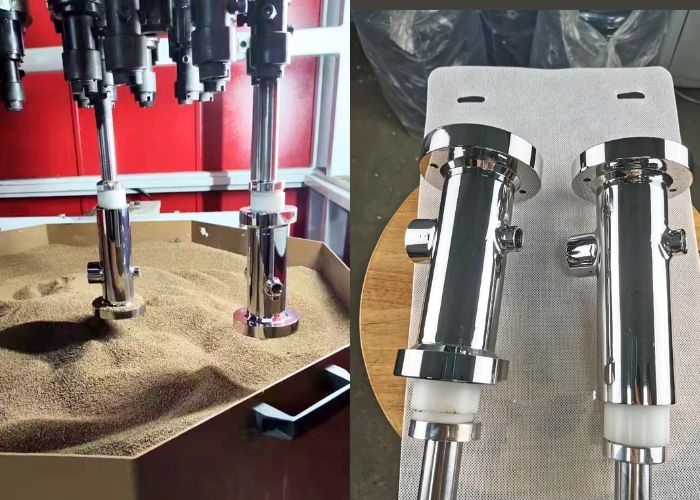 Mirror polishing before and after effect on industrial parts by TiRapid China CNC machining