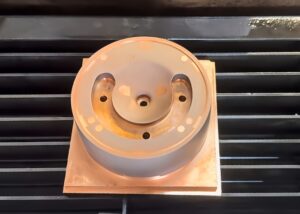 red-copper-electrode-edm-preprocessing-electrical-discharge-machining