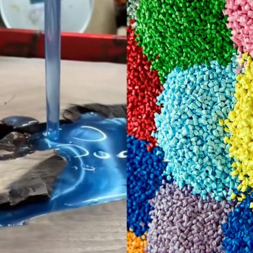 comparison-of-blue-resin-liquid-and-plastic-pellets