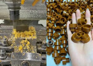 brown-yellow-pi-material-cnc-machining-parts-group-graph-pi-material