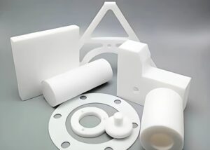multiple-ptfe-profiled-parts-finished-product-display-ptfe-machining