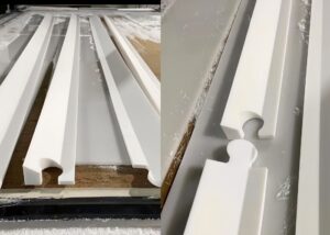 multiple-ptfe-profiles-cnc-machining-finished-product-ptfe-machining