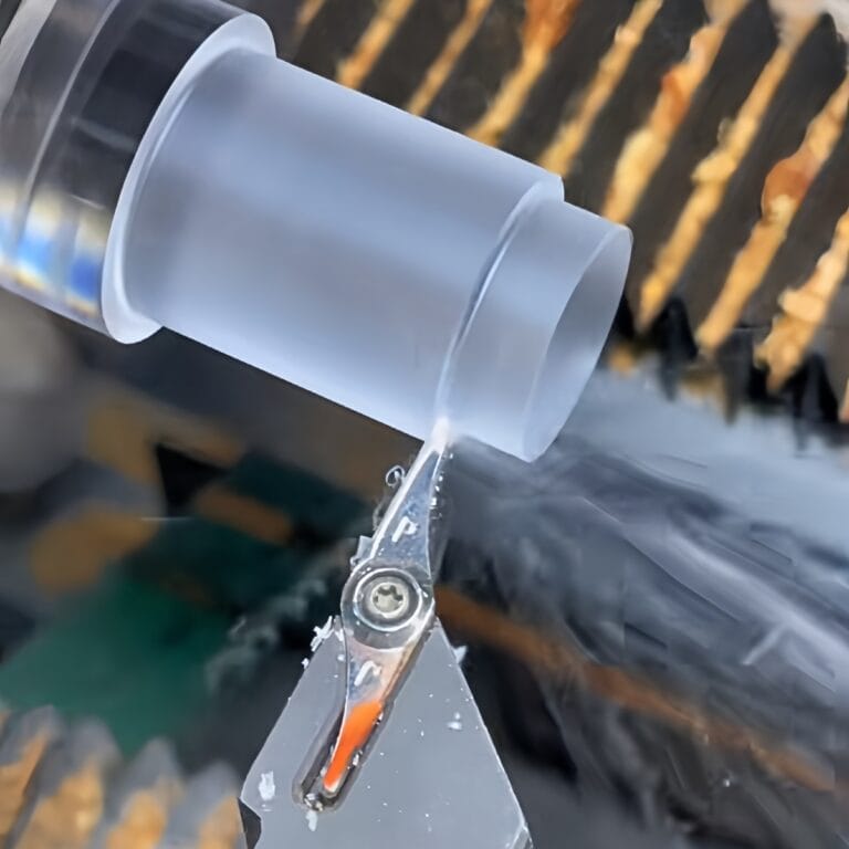 acrylic-glass-cnc-turning-processing-automation-prototype