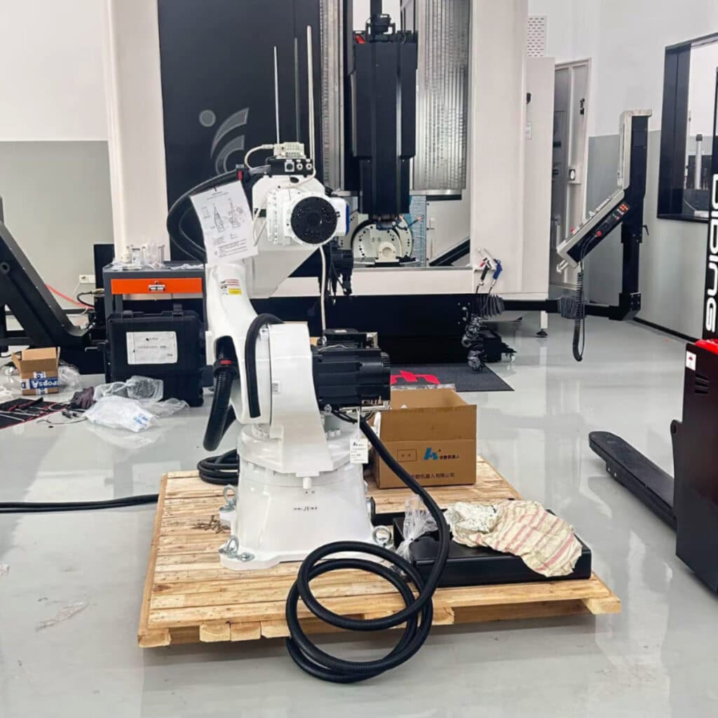 aluminum-alloy-five-axis-machining-robot-parts-finished-product