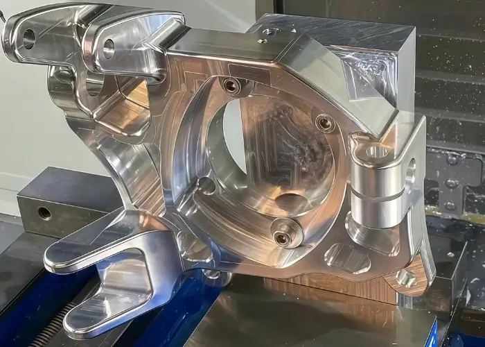 Aluminum alloy part CNC turn-mill machining for aerospace and automotive bracket turning station