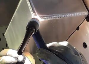 TIG welding process for aluminum parts in industrial fabrication