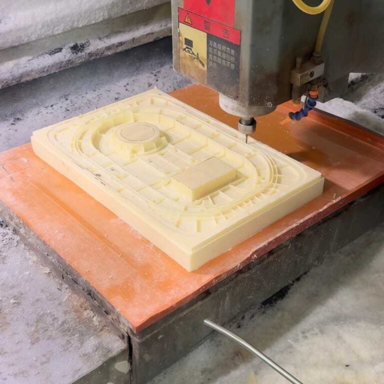 CNC engraving of ABS plastic parts with precision machining