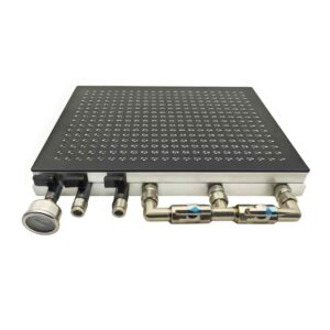 CNC vacuum fixtures for flat non-metallic materials