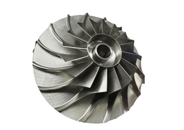 titanium-alloy-5-axis-cnc-machining-turbine-blade-prototype