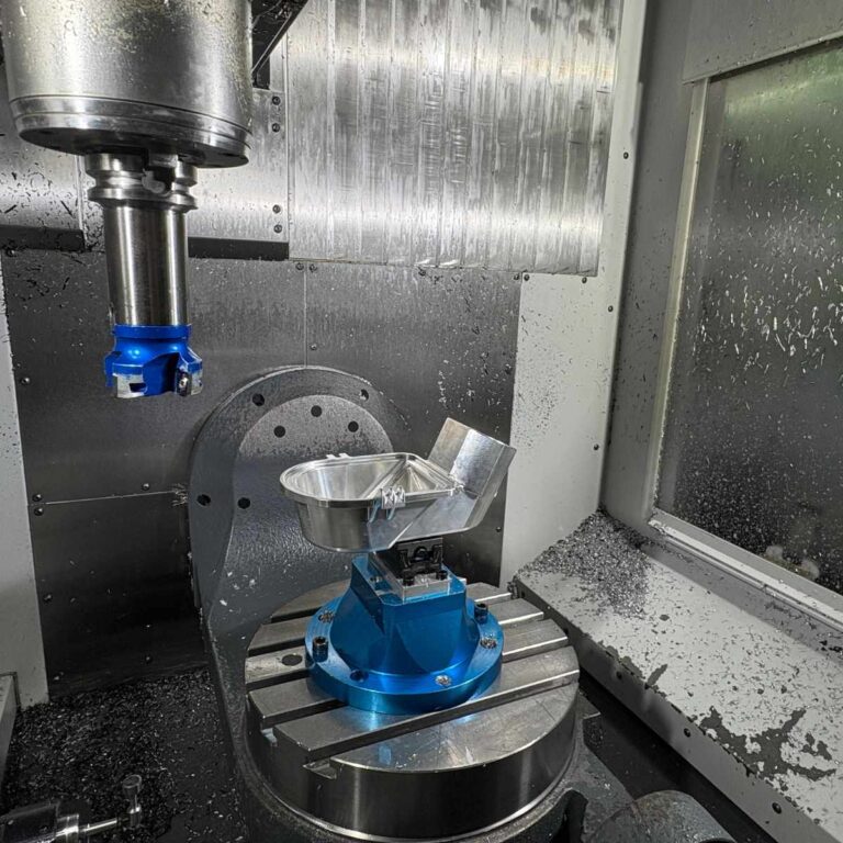 CNC 5-axis machining of 6063 aluminum for lightweight and durable car parts