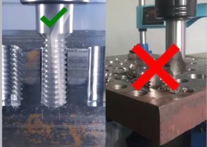 Precision CNC form milling example on 6063 aluminum component
