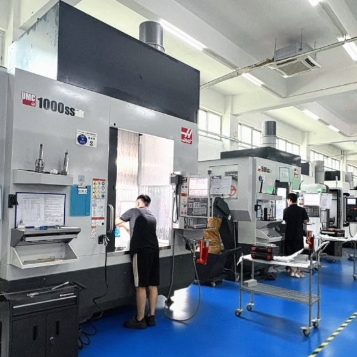 stainless steel 5 axis CNC machining services workshop from China TiRapid