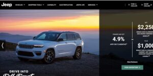 American automobile manufacturers USA Jeep SUV official website