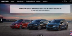 American automobile manufacturers USA Chrysler official cars website