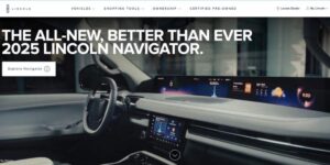 American automobile manufacturers USA Lincoln Navigator SUV website