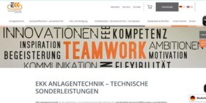 CNC machining Germany – EKK Anlagentechnik custom engineering and systems