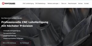 CNC machining services by Kratzmaier in Germany – precision milling, turning, and contract manufacturing