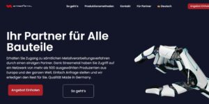 CNC machining Germany – Streametal GmbH prototype and small series parts