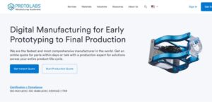 Protolabs digital CNC machining services in USA