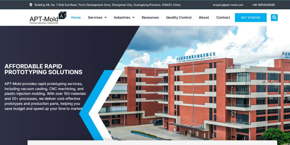 Top 20 Rapid Prototyping Services China 2026