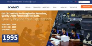 KAIAO offers rapid prototyping, CNC machining, and 3D printing services in China
