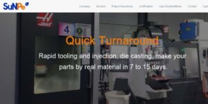 SuNPe provides CNC machining, injection molding, and rapid prototyping services in China