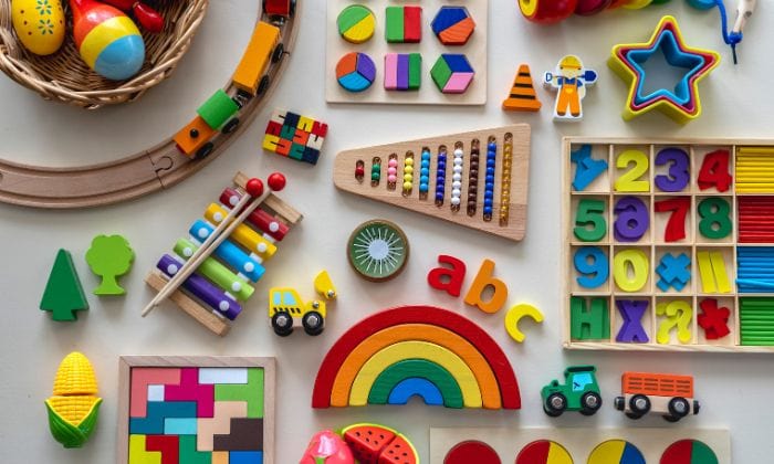 Colorful toys made with safe plastic injection moulding service
