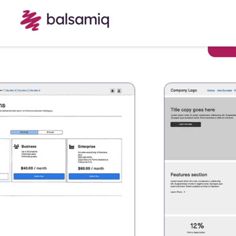 Balsamiq wireframe tool homepage Balsamiq