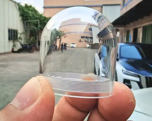 Polishing of a CNC acrylic part