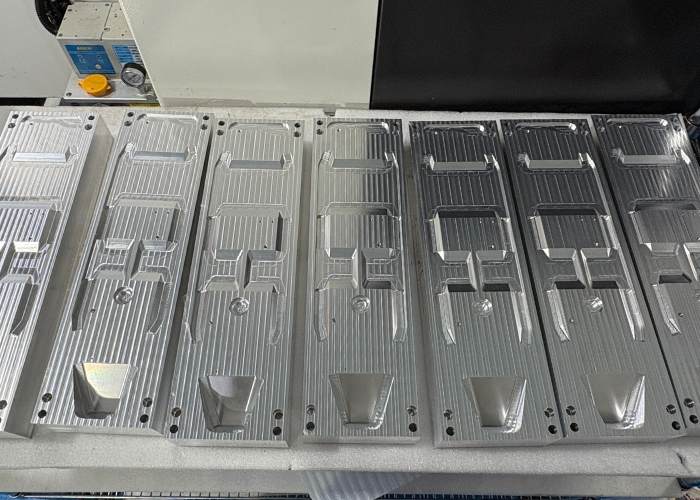 CNC-machined prototype S136 stainless steel part for small electrical equipment