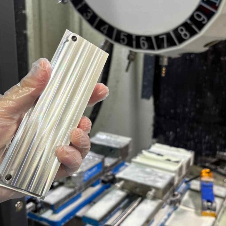 CNC-milled prototype Aluminum part for precision equipment heat dissipation modules