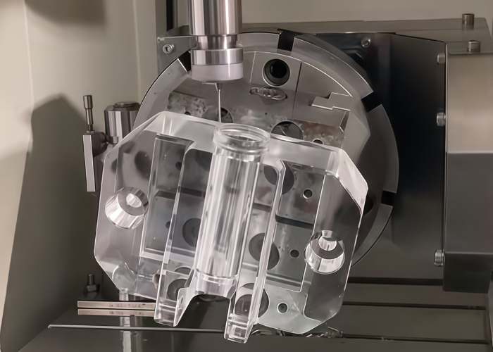 Plexiglass vs Acrylic clear CNC machining part produced by TiRapid factory in China