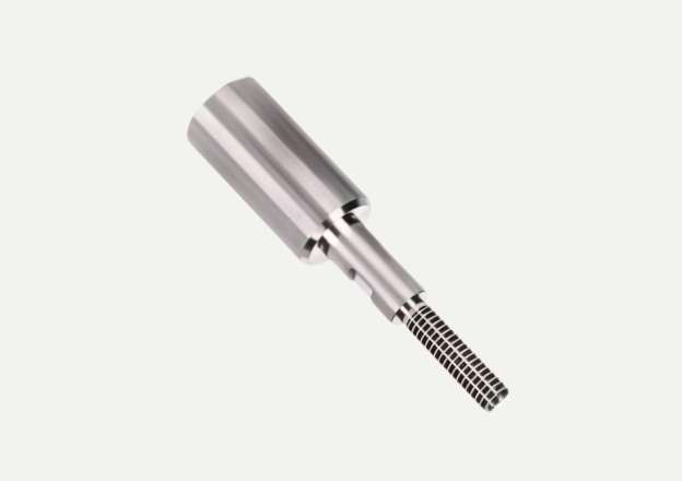 Screw machining services metal threaded connector produced by TiRapid company in China