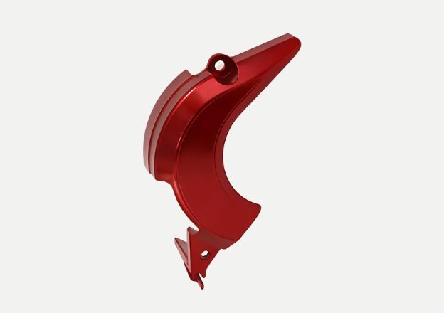 7075 milled motorcycle footpeg bracket high-strength part