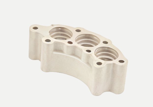 CNC milled plastic connector block for surgical assemblies