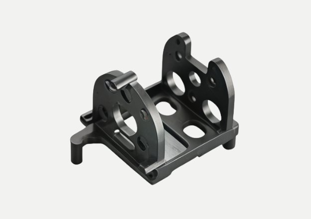 CNC milled plastic surgical navigation bracket for medical devices