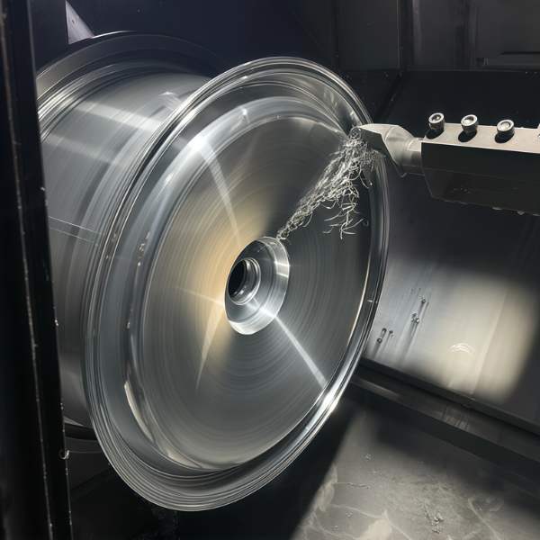 CNC racing parts wheel hub blank made from 6061 aluminum