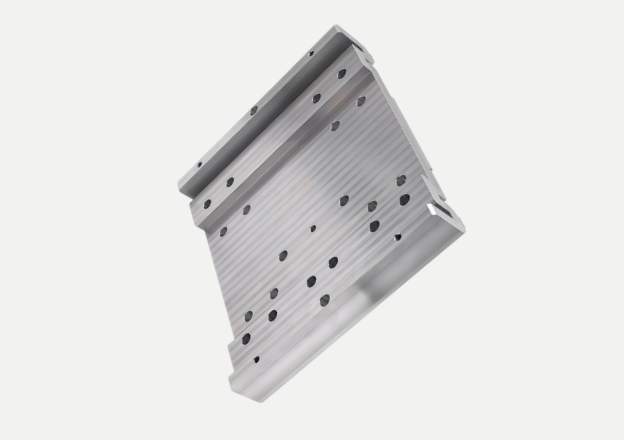Large CNC milled aluminum base plates for machinery installation