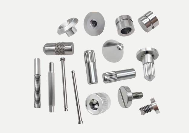 Small CNC turned components for fasteners and mechanical assemblies