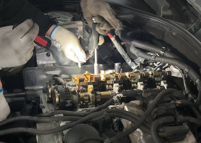 CNC drilling aluminum 6063 part in automotive manufacturing