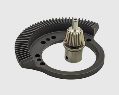 POM plastic sector gear with low friction