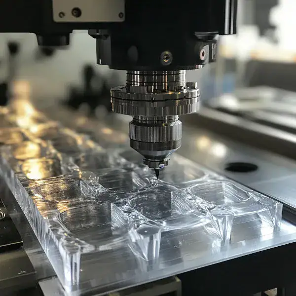 CNC machining polycarbonate PC to produce clear, high-impact, precision plastic components