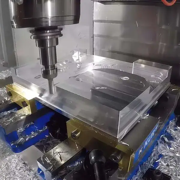 CNC铣削6061铝合金外壳加工过程