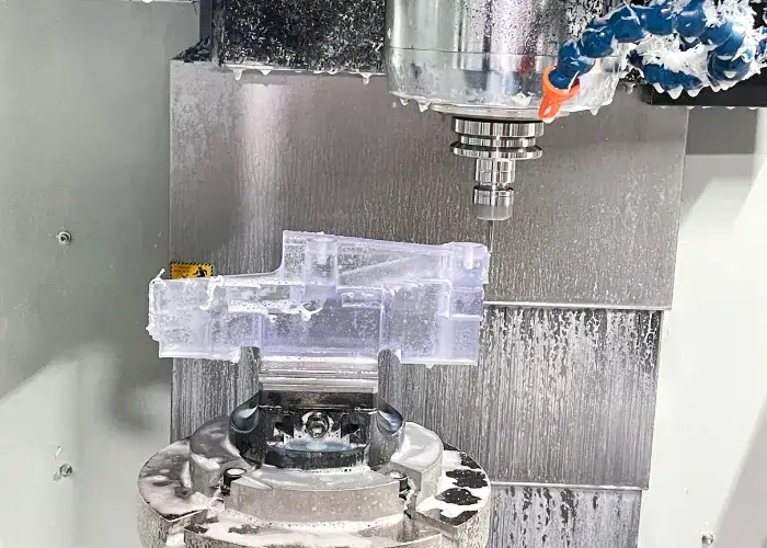 Stress relief annealing process reducing internal stress in CNC PC parts after machining