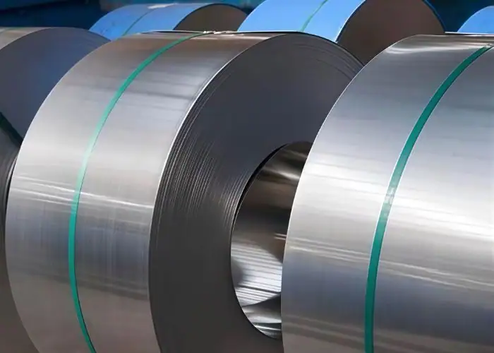 Metal materials representing alloy steel, carbon steel, and stainless steel comparison