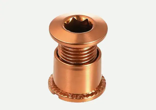 Machined copper bicycle components for structural and decorative use