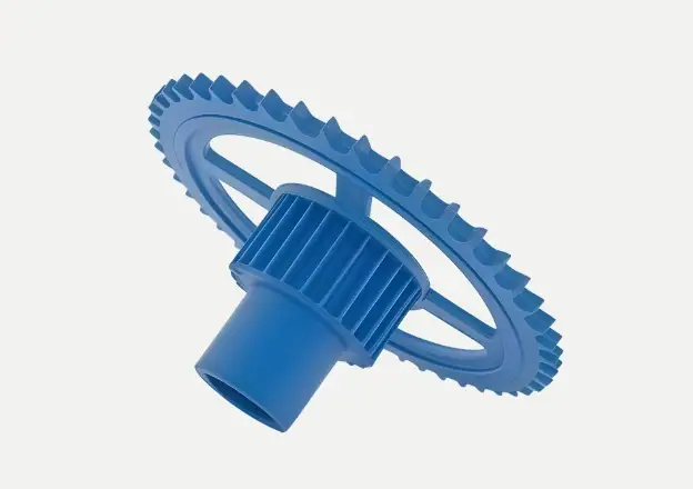 CNC milling ABS gear parts for mechanical transmission systems